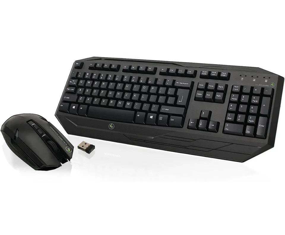 IOGEAR Kaliber Gaming Wireless Gaming Keyboard and Mouse Combo, GKM602R - Image 3 of 4