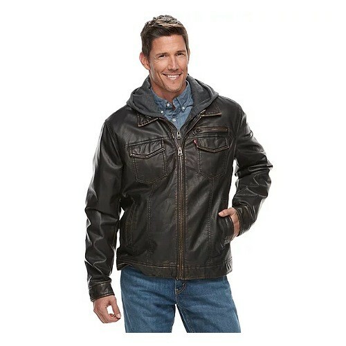 Levi's Men's Faux Leather Sherpa Lining 