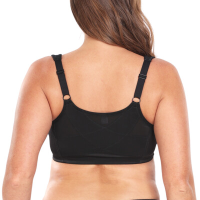 Women's Front Fastening Bras Full Cup Non Wired Back Support