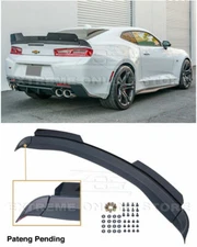 EOS 1LE Extended V2 Style Rear Spoiler Trunk Wing Wickerbill For Camaro 16-UP
