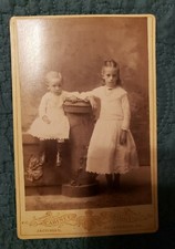 Beautiful Vintage Cabinet Card of Siblings Beautiful Little Children 