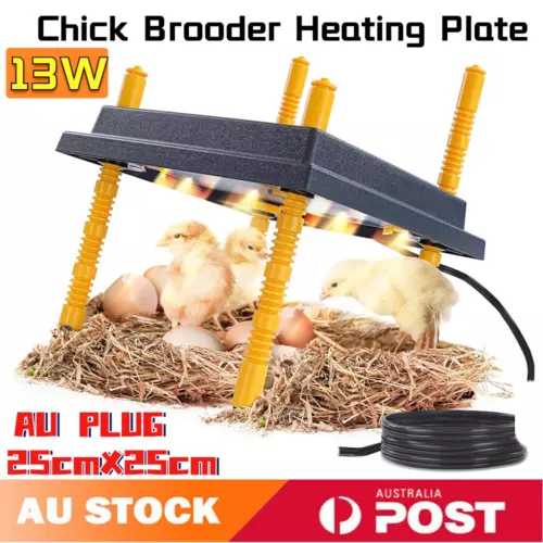 Chick Brooder Heating Plate Warmer Chicken Coop Brooding Heater Poultry Duckling - Picture 1 of 10