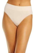 Wacoal Feeling Flexible Seamless Nude Hi Cut Brief Panties L33317 Size Large