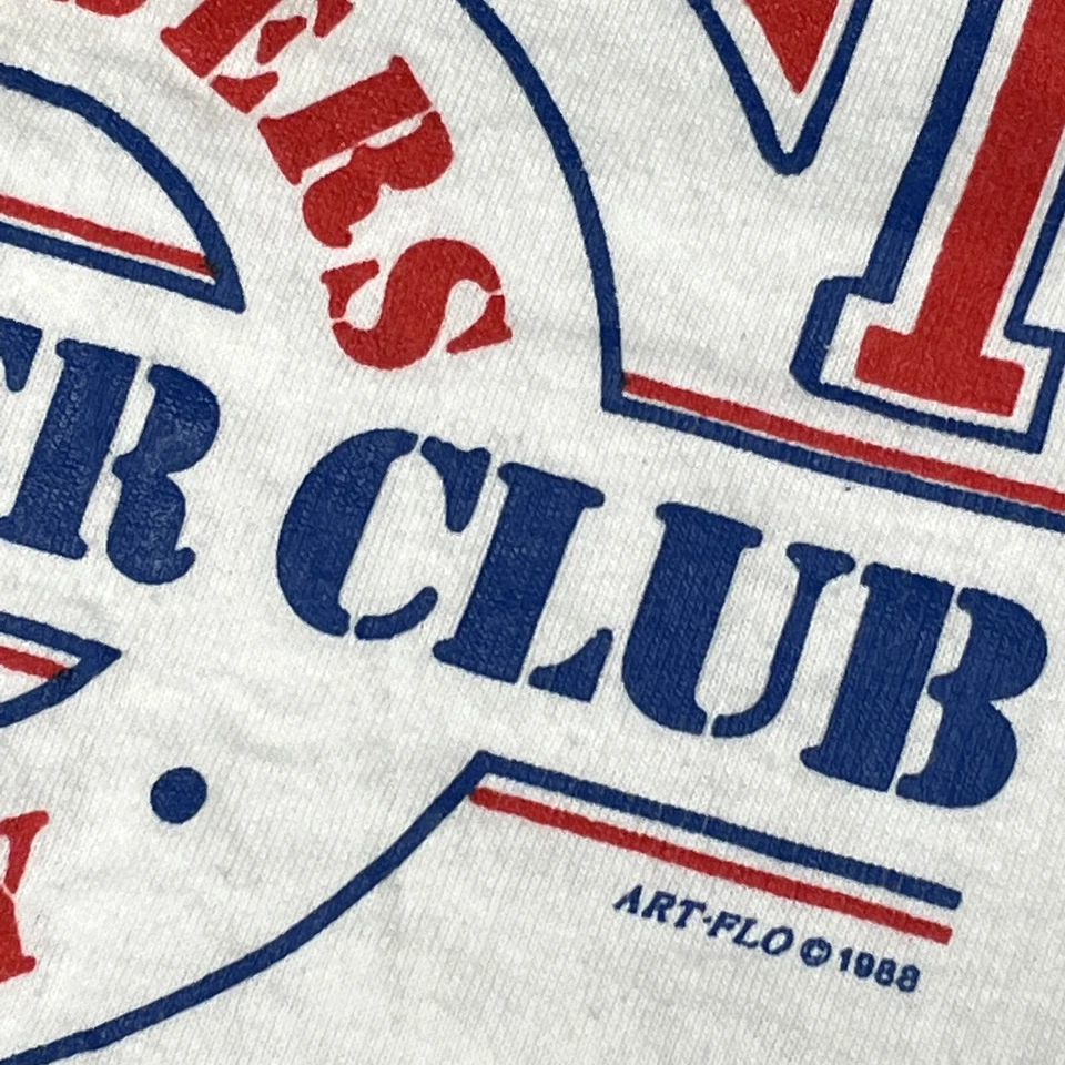 Camiseta sin mangas de colección 1988 WRIGLEY FIELD solo para miembros Bleacher Club camiseta muscular de béisbol Foto 3 de 4