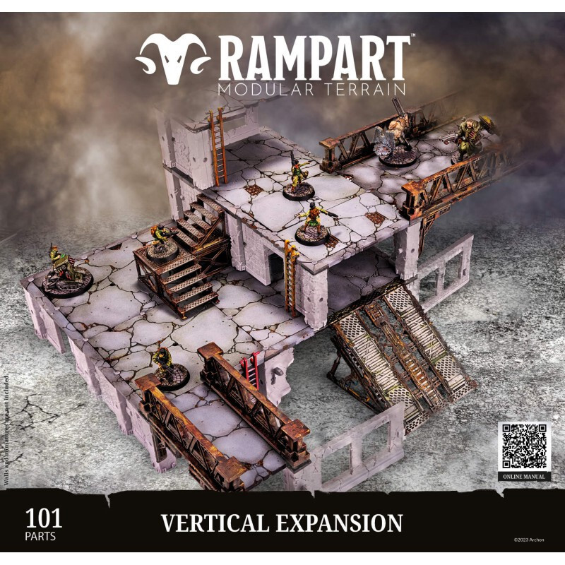 Набор для вертикального расширения Rampart RAM0009 (модульный ландшафт) Archon Studio Ruins Kit