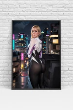 Sexy Gwen Stacey Spider-Woman Poster Print - No Frame