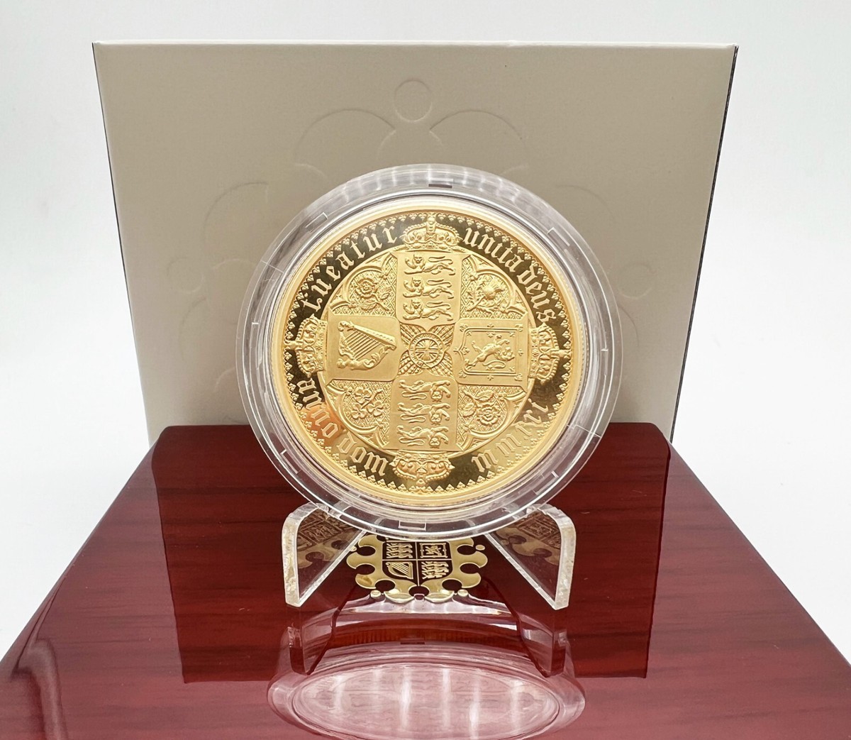 Great Britain UK 2021 £200 Gothic Crown Quartered Arms 2 oz Gold