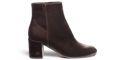 vince blakely velvet booties