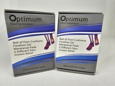 2x Metatarsal Foot Pads Ball of Foot Insoles Cushions Forefoot Gels 4 PAIR TOTAL