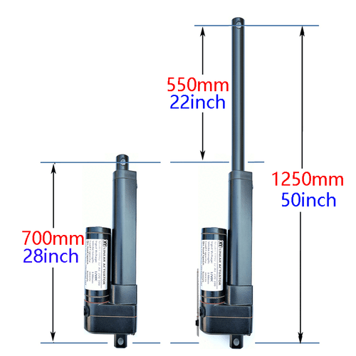 12V 3000N Schwerlast Linearantrieb wasserdicht Hub 6 Zoll 8" 2 Zoll ~ 40 Zoll - Bild 26 von 35