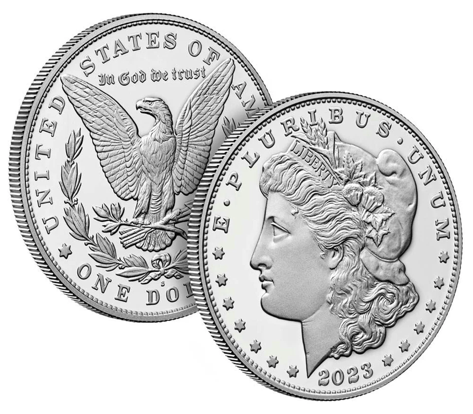 2023-S Morgan Proof Silver Dollar PR70 - 1st Release - Image 4 of 4