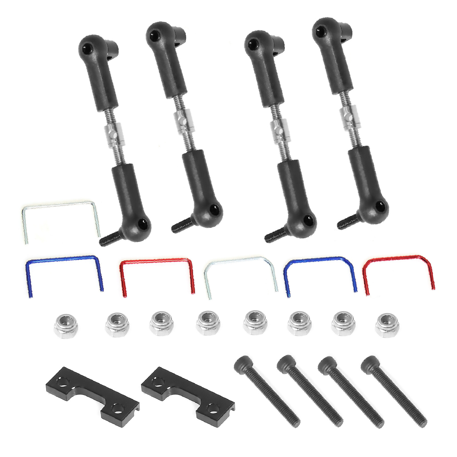 Alloy Front+ Rear Wide Sway Bar Kit for 1/16 E-Revo/Mini Slash Upgrades Part