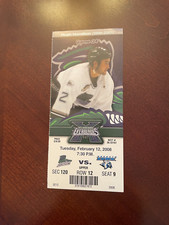 2/12/08 Augusta Lynx @ Florida Everblades ECHL Hockey Ticket - EX-MT