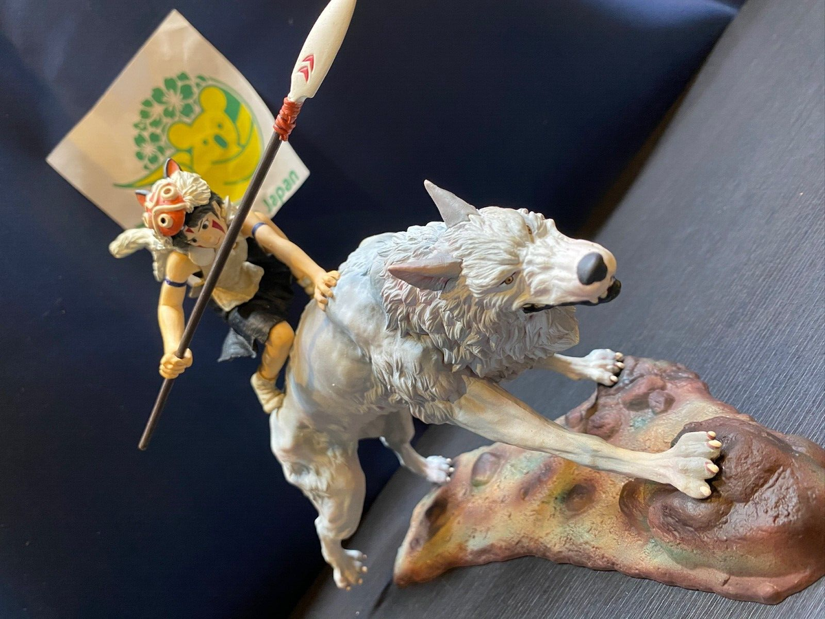 Studio Ghibli Princess Mononoke Sun Inugami Figure Toy Anime