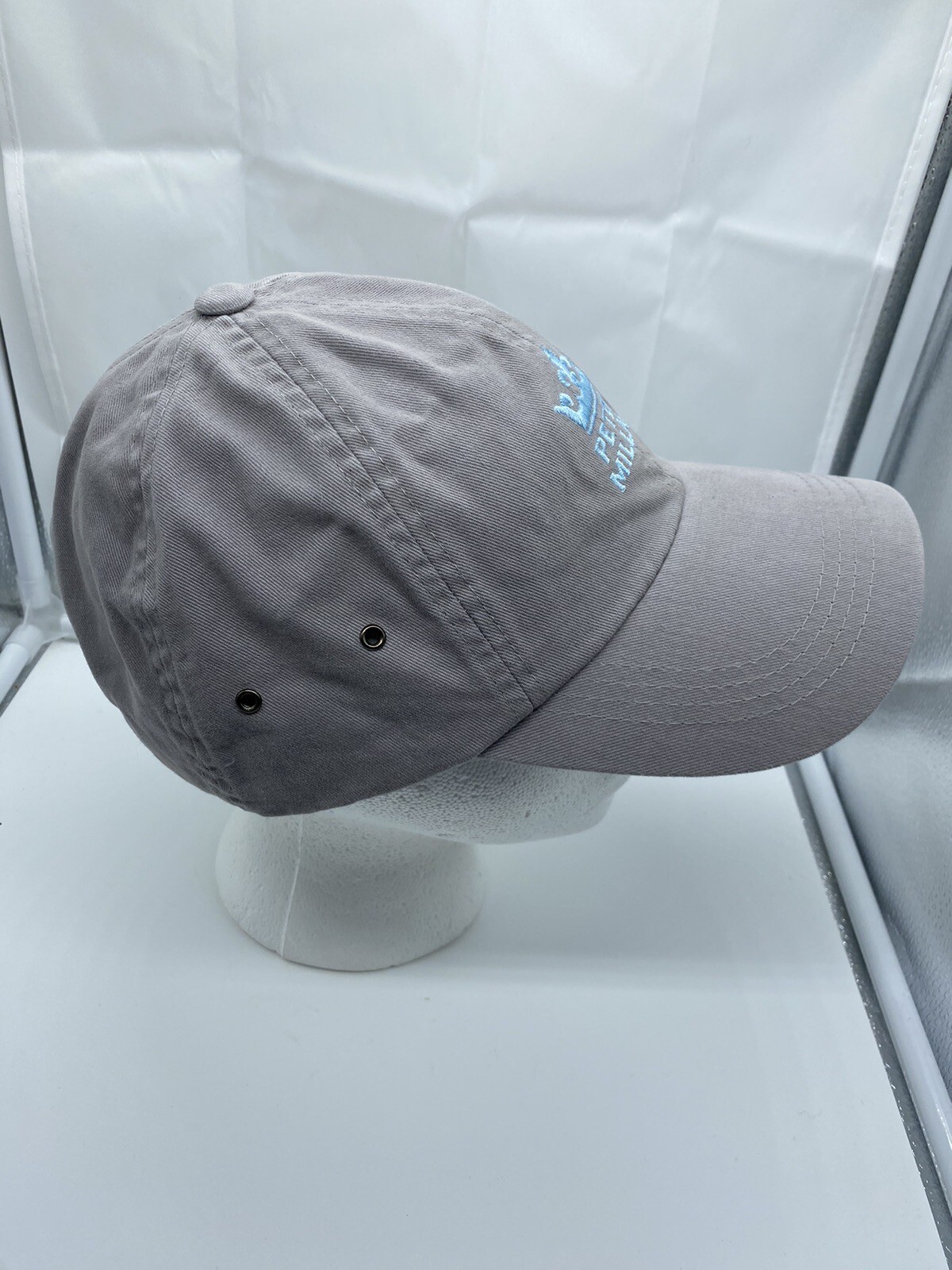 Peter Millar Logo Gray Baseball Hat Cap Adjustabl… - image 3