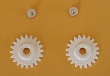2 Plastic wheel Brother knitting machine 4.5mm w/ screw