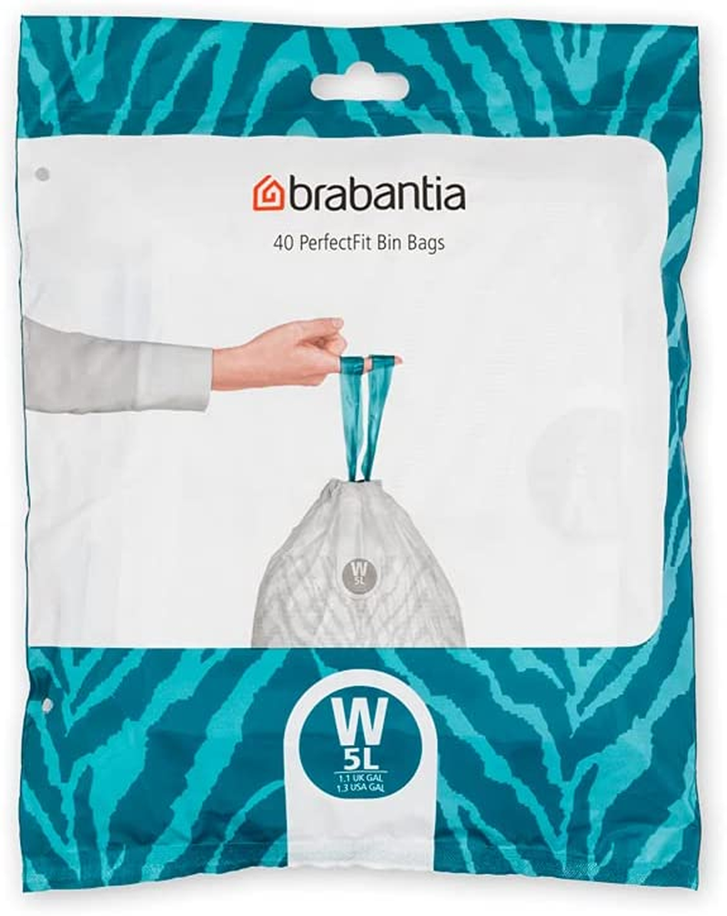 Brabantia Bin Liners, Size G, 2330 L 40 Bags ,White,375668 eBay