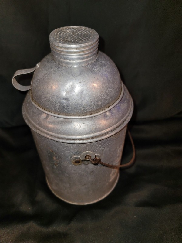 1940's W.W. Faris Mfg Co. Aluminum Thermos/ Picnic Jug