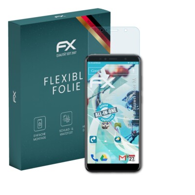 atFoliX 3x Folie für Huawei Honor 7A Schutzfolie klar&flexibel