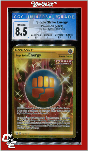 Single Strike Energy graded CGC 8.5 for sale on eBay