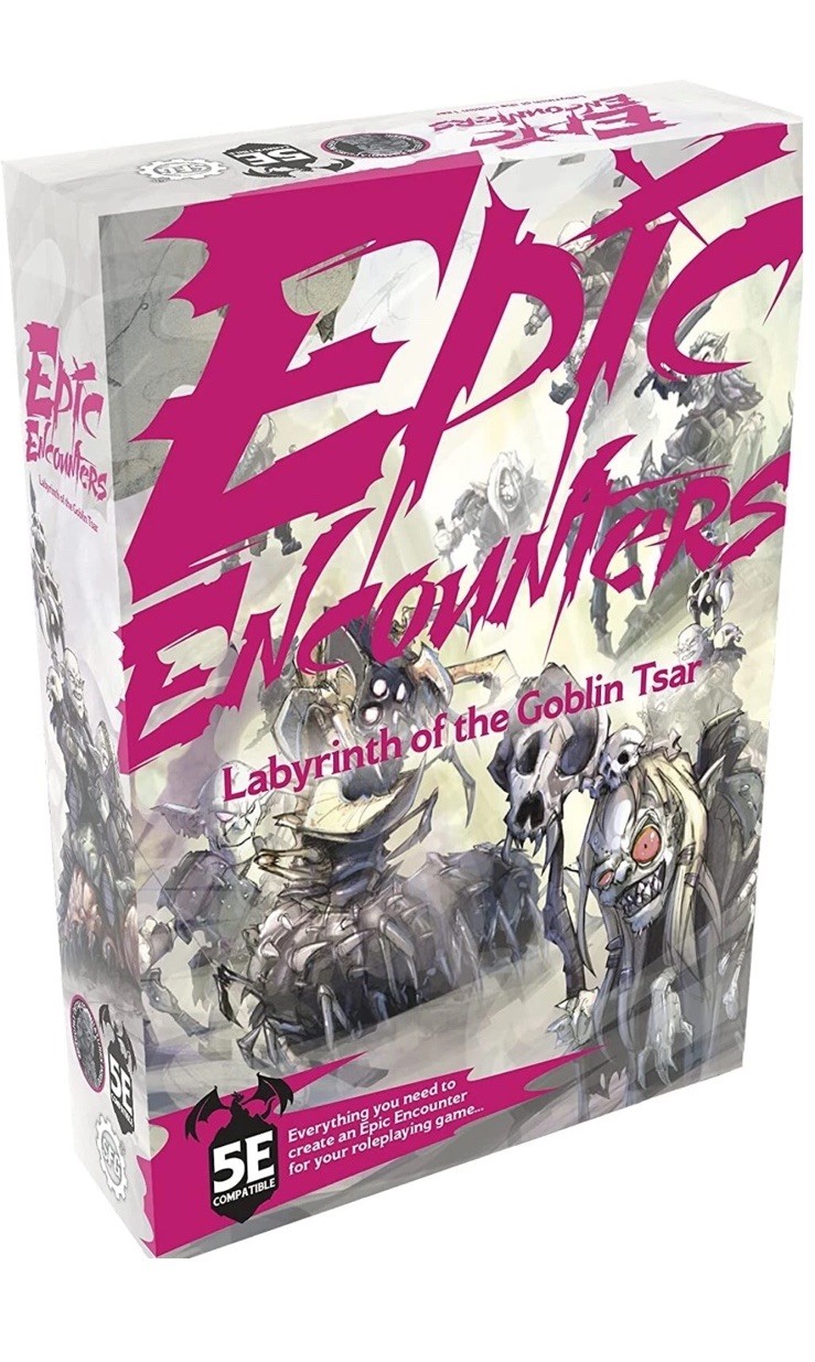 Epic Encounters - Labyrinth Of The Goblin Tsar - D&D 5E Compatible- New Sealed