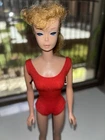 Vintage #6 Ponytail Barbie Doll #850 Blonde  OSS Clean Great Condition