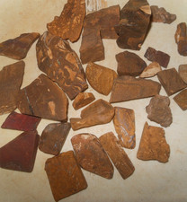 14 ounces of Australian Boulder Opal Rough Pieces Gamble and explore for color