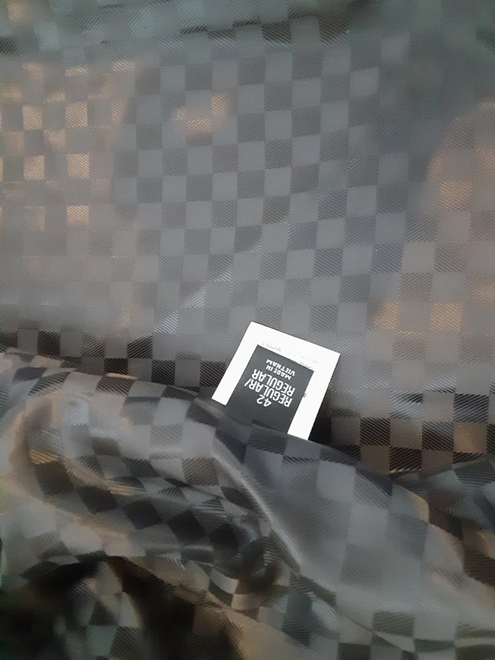 Structure Suit Mens 42 Regular Black Sports Blazer #S127 - Image 3 of 4