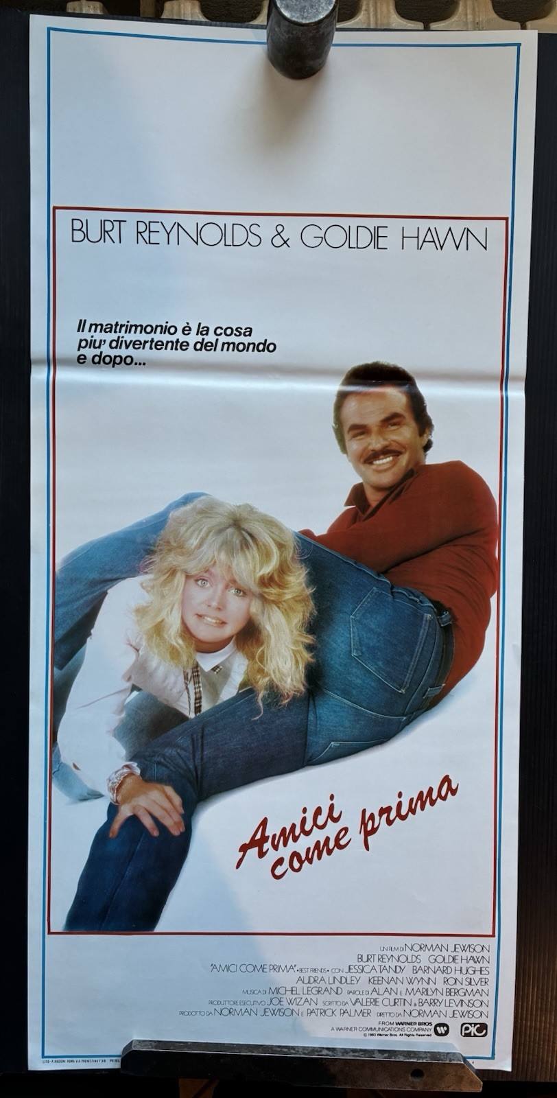 Locandina originale film Amici come prima (1982) - Regia di Norman Jewison
