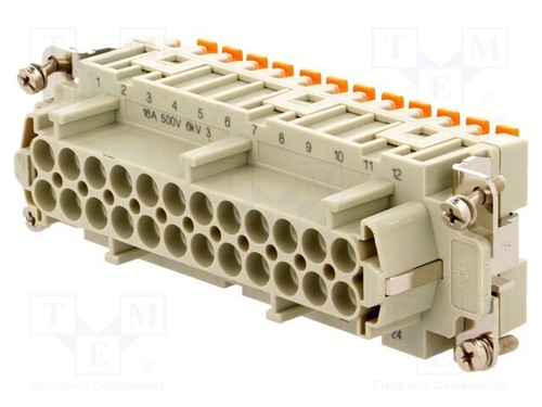 Connecteur HDC Mâle CSHM 16 ILME 16+PE 16A 400V Taille 77.27