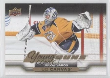 2015-16 Upper Deck UD Canvas Young Guns Juuse Saros #C219 Rookie RC