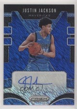 2019 Panini Prizm Signatures FOTL Blue Shimmer Justin Jackson #SG-JJK Auto 8k4