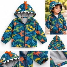 SHEIN Toddler Navy Blue Utility Jacket 2T | Soft Lined Hooded Fall Coat