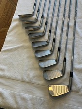 Mizuno T ZOID COMP CT Right Handed Golf Iron Set, Head Covers, Wilson Stand Bag