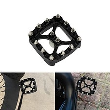 Motorcycle Brake Pedal Pad Cover MX Offroad Mini Foot Pegs Step Plate Fit Black