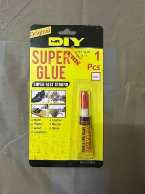 6 PACK - SUPER GLUE STRONG ADHESIVE FAST DRY MULTIPURPOSE ODOURLESS NON-TOXIC