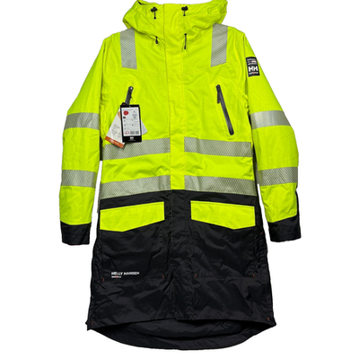 Helly Hansen Oslo H2 Flow Cis Parka Jacket Coat Men Med Yellow