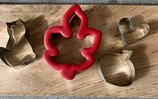 Various Vintage Cookie Cutters including a Wi...