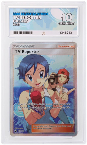 TV Reporter graded ACE 10 for sale on eBay