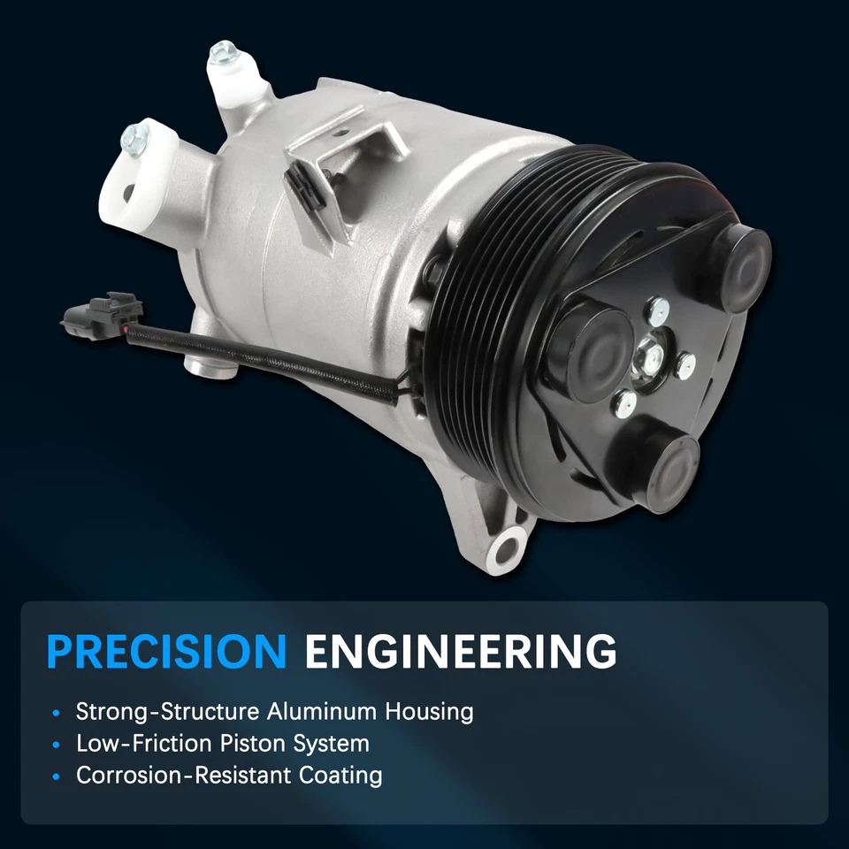 Compresor de aire acondicionado para Nissan Máxima 3,5 L 2009 2010-2013 Murano 2009-2014 11319C Foto 3 de 4