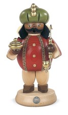 R&auml;ucherfigur R&auml;uchermann Balthasar mittelgro&szlig; Heiligen Drei K&ouml;nige (BxH):11x18cm