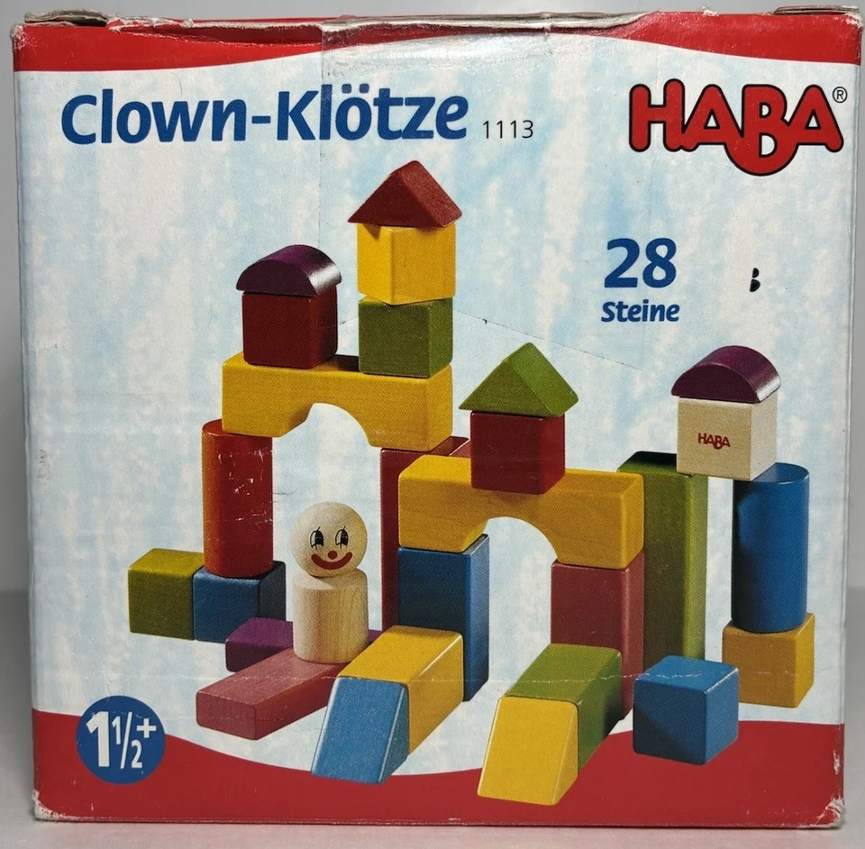 HABA Clown Blocks 28 Wooden Blocks - Image 4 of 4