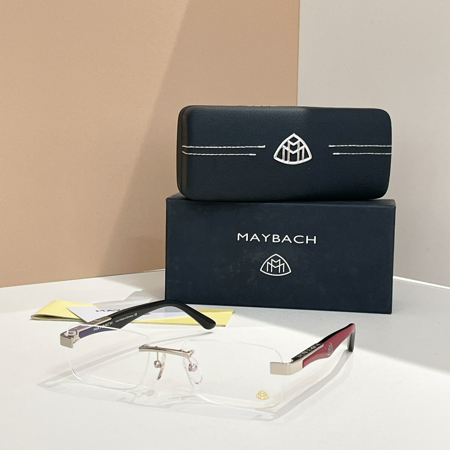 Maybach Designer Rimless Glasses - Model: The Artist III - Size: 56-18-145