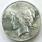 *1923 P MINT PEACE DOLLAR* *BU+* NR #P2828