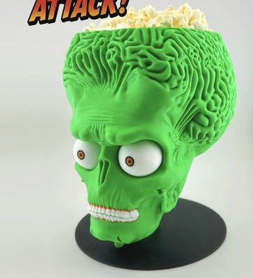 Mars Attacks Pop Bucket Bowl Alien Deco Collector Limited Edition 