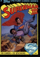 A0471- 1983 Topps Superman III Cards 1-99 +Stickers -You Pick- 15+ FREE US SHIP
