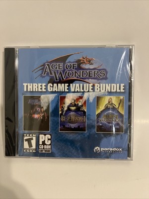Age of Wonders - 3 Game Bundle - PC CD-Rom - NEW, Sealed