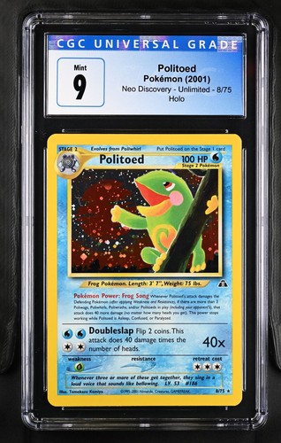 Politoed (Unlimited) graded CGC 9 for sale on eBay