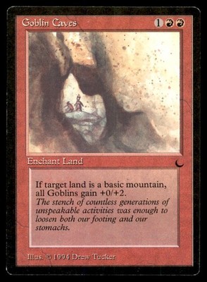 Goblin Caves LP Light Play The Dark MTG [6699]