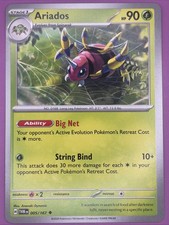 Ariados 005/167 Twilight Masquerade Regular Finish Pokemon Card